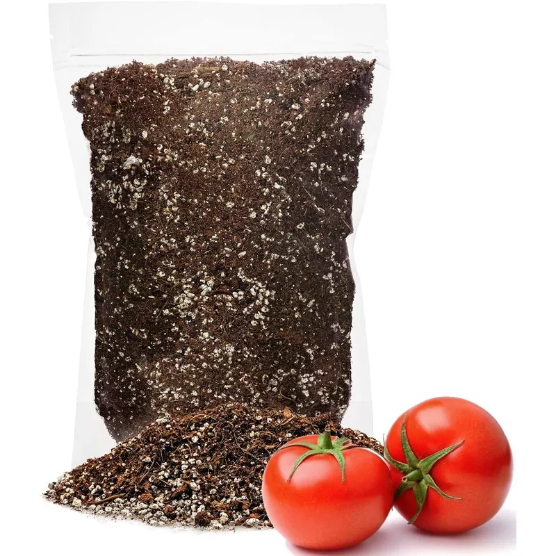 GARDENERA Premium Organic Soil Mix for Tomatoes – Formulated to Promote Root Growth, Fruit Development and Optimal Drainage – 1 QUART