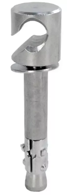 GLI Stainless Steel Wall Anchor w/ Cable Mate Insert – 5/16″