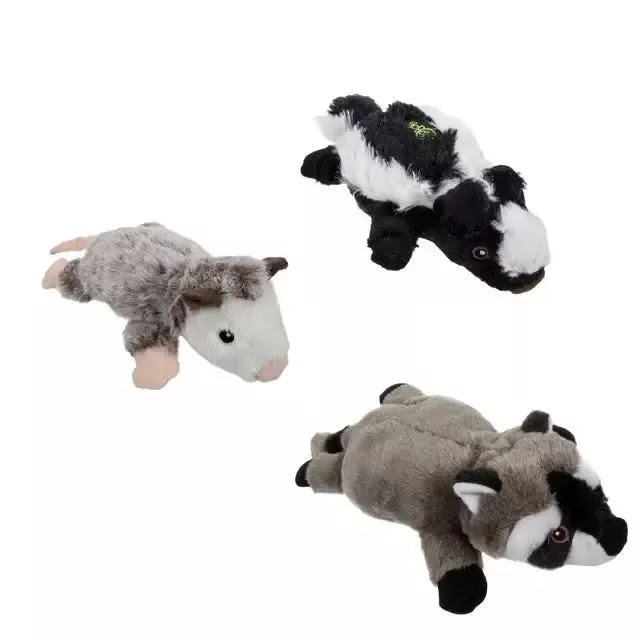 GODOG Flatz Flattie Dog Toy, Large Assorted