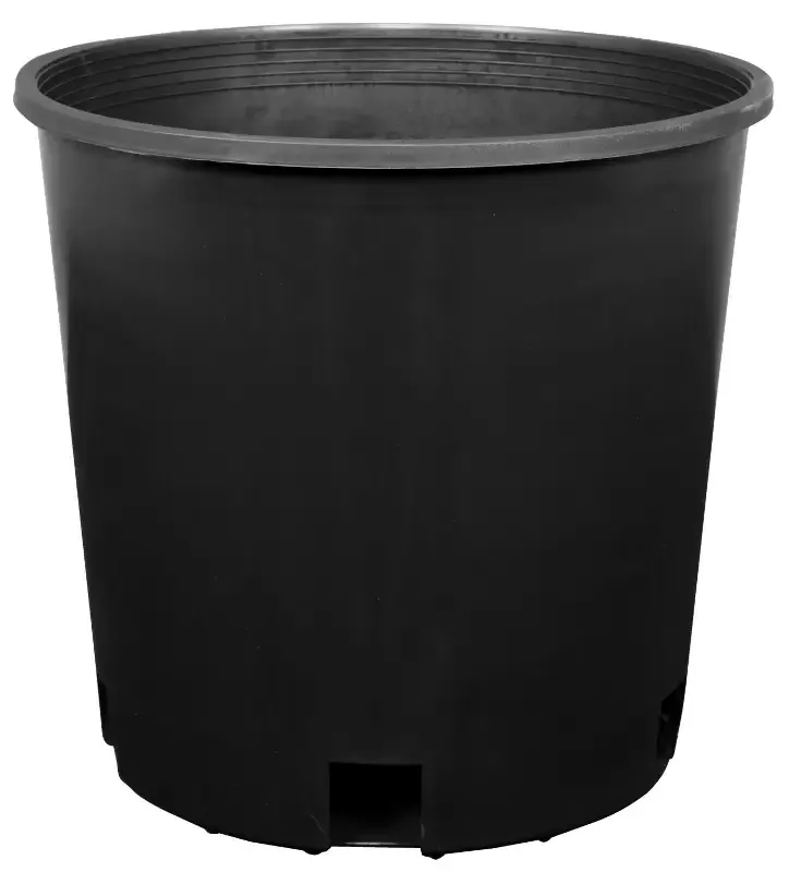 Gro Pro™ 10 Pack Premium Tall Round Black Nursery Pot
