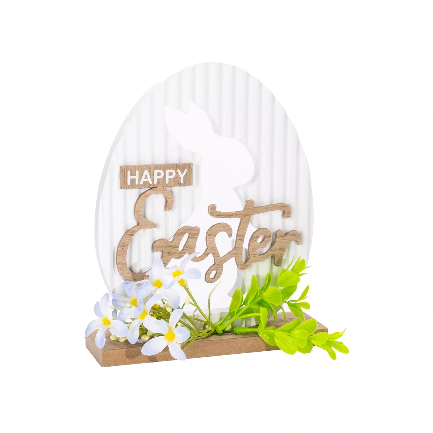 Happy Easter Rabbit Tabletop Sign