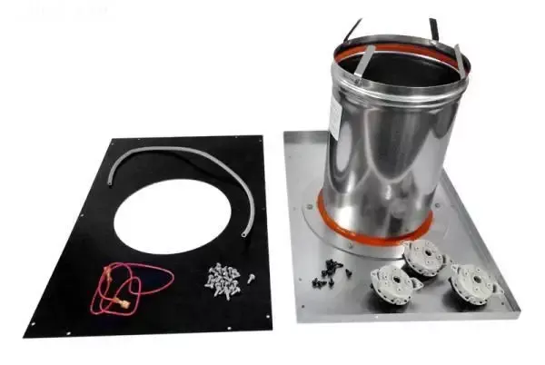 Indoor Vent Adapter Kit, H350FD, Horizontal