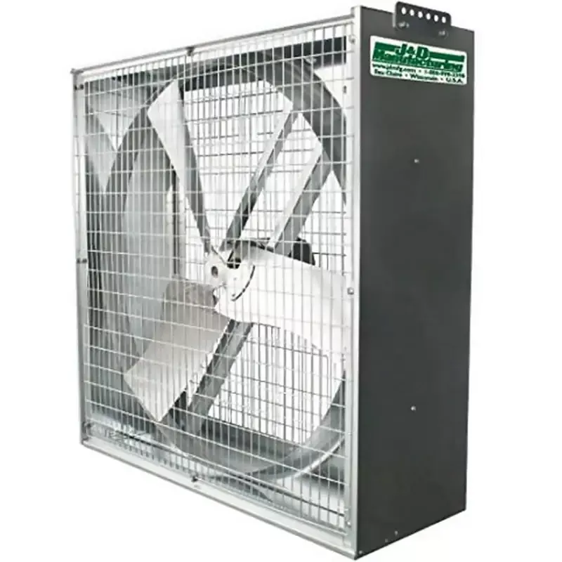 J&D Whirl-Wind Galvanized Box Fan