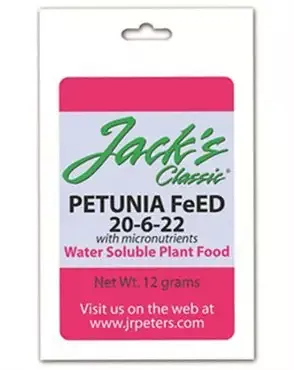 Jack’s Classic™ Petunia FeED 20-6-22 – Sample Pack of 350