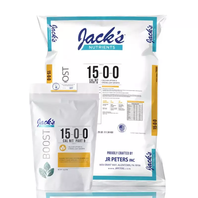 Jack’s Nutrients Calcium Nitrate Part B Fertilizer