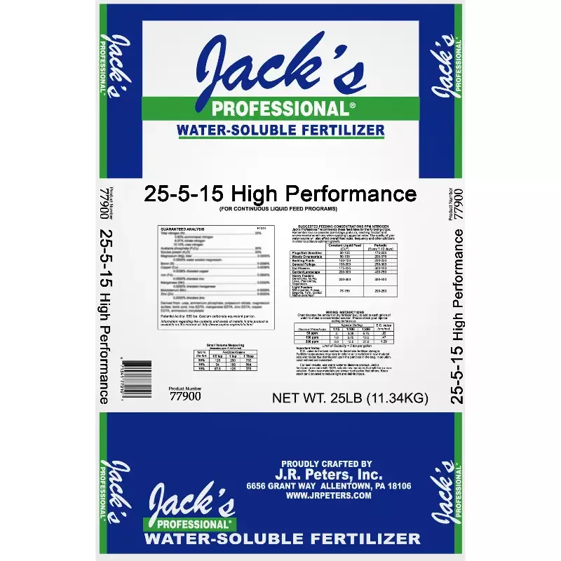 Jack’s Professional High Performance 25-5-15