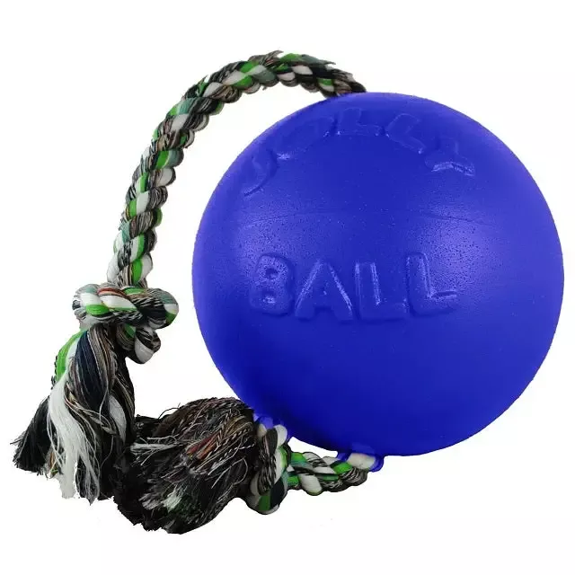 Jolly Pets Romp-N-Roll Ball, Blue