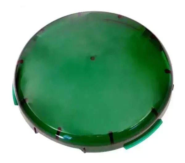 Kwik-change plastic lens cover, green