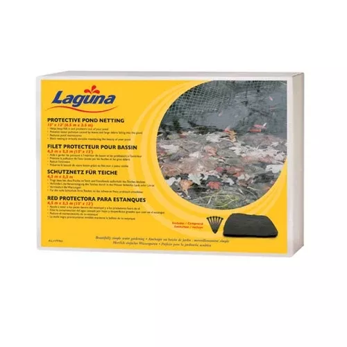 Laguna 15ft x 12ft Pond Netting with stakes black
