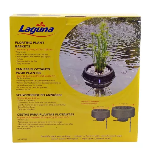 Laguna Plant Bag kit (2 pack) Dimensions 10in & 14in