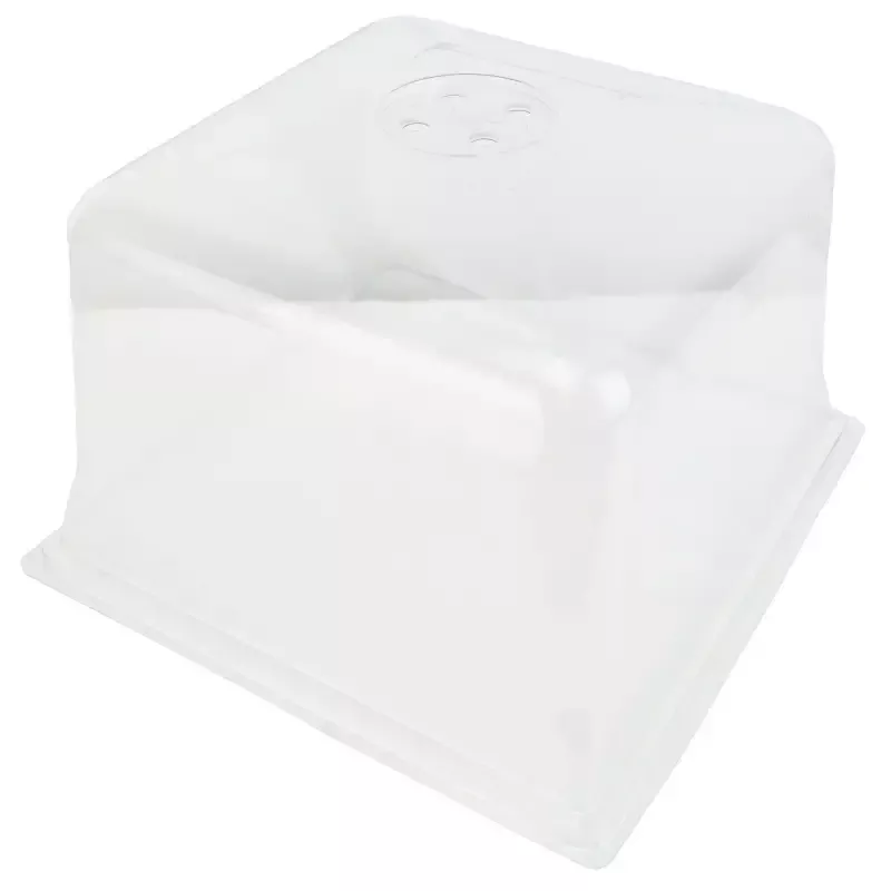 Landmark Plastic Half Flat Tray Dome