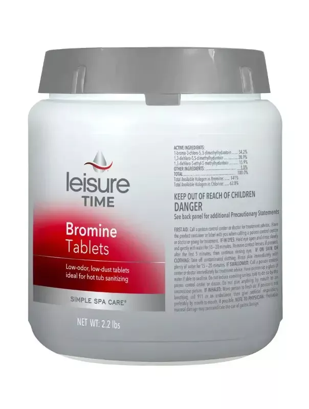 Leisure Time Spa Chemicals – Bromine Tablets 2.2 lb