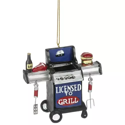 Licensed to Grill Ornament