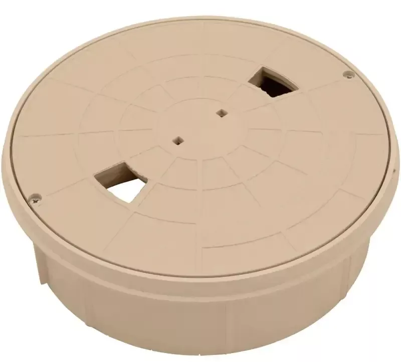 Lid/collar set, tan