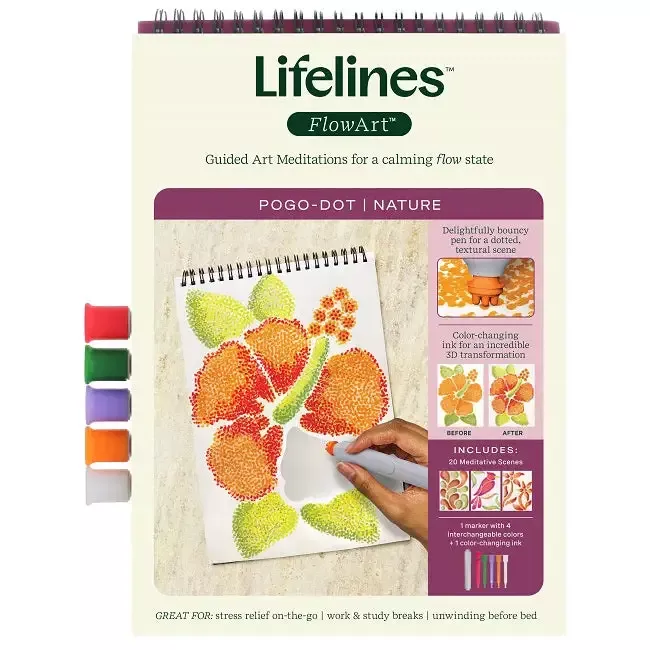 Lifelines FlowArt™: Pogo-Dot Nature
