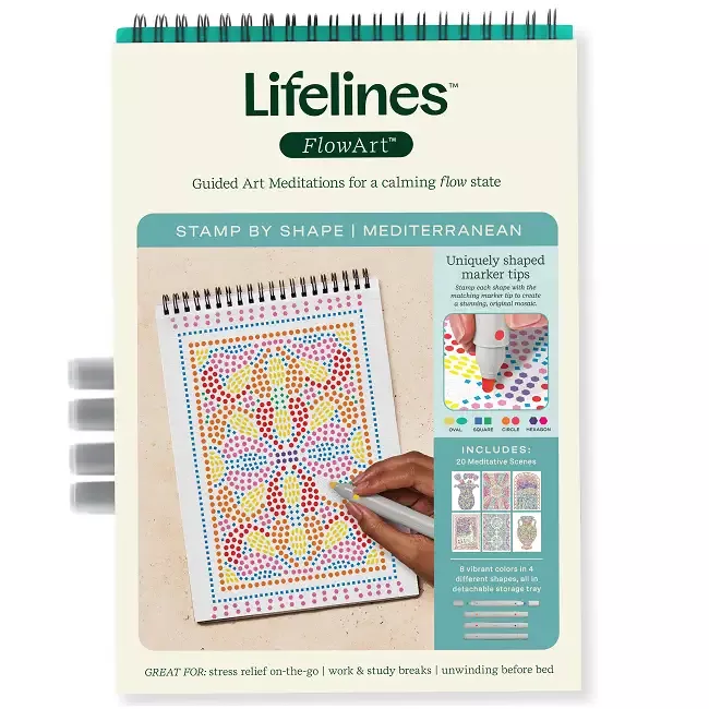 Lifelines FlowArt™: Stamp by Shape Mediterranean