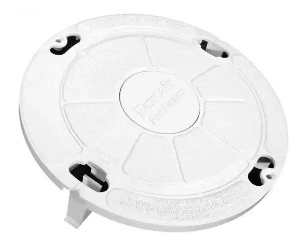 Lock down lid, white