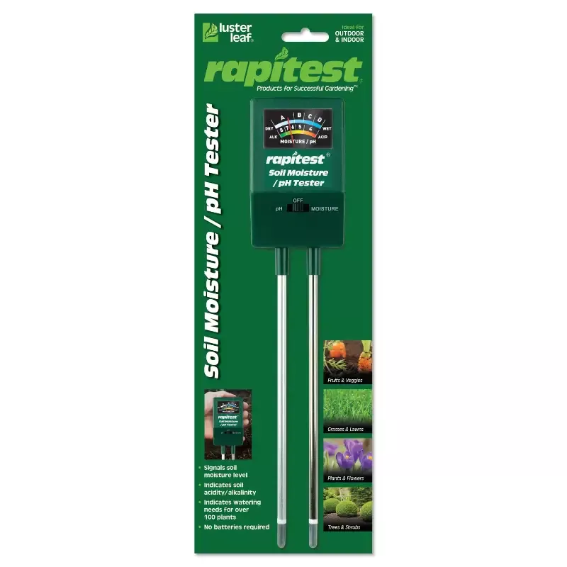 Luster Leaf Rapitest pH & Moisture Tester