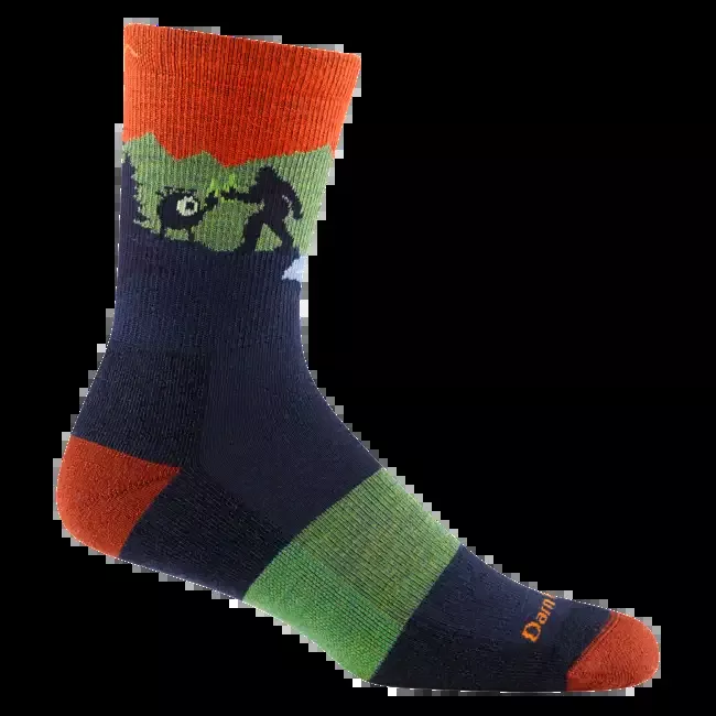 Men’s Close Encounters Micro Crew Midweight Hiking Socks, Eclipse