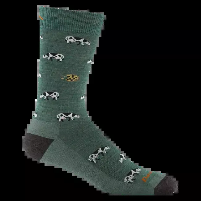 Men’s Dairy Air Crew Lightweight Lifestyle Socks, Pasture