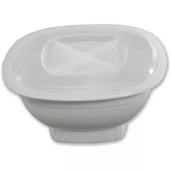 Microwave Popcorn Popper, 12 Cup White