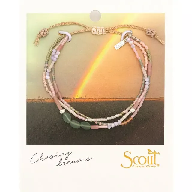 Mixed Media Bracelet – Optimism/Green Aventurine/Silver
