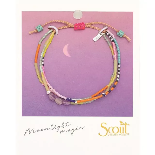 Mixed Media Bracelet – Protection/Amethyst/Silver