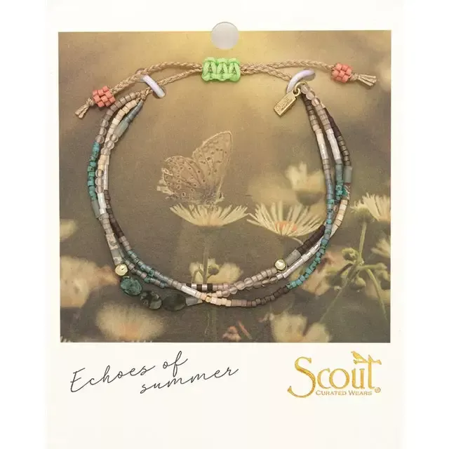 Mixed Media Bracelet – Transformation/African Turquoise/Gold