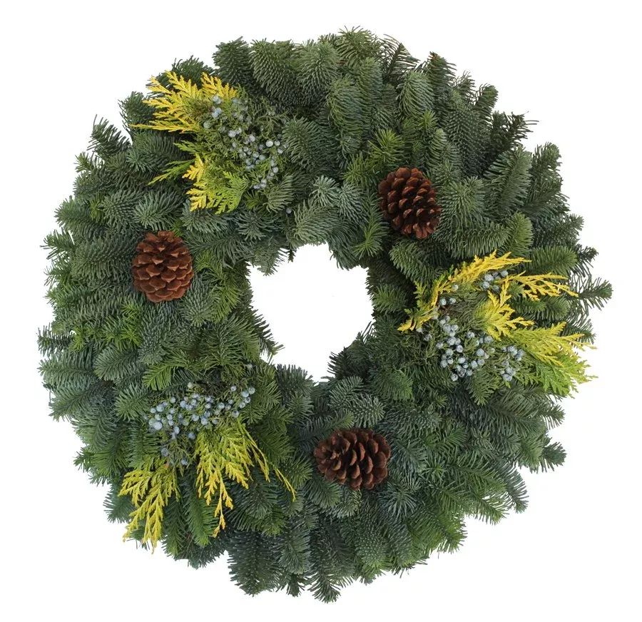 MIXED WREATH WITH CONES