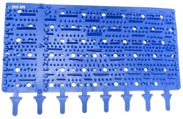 Molded Rubber Brush Blue – Each