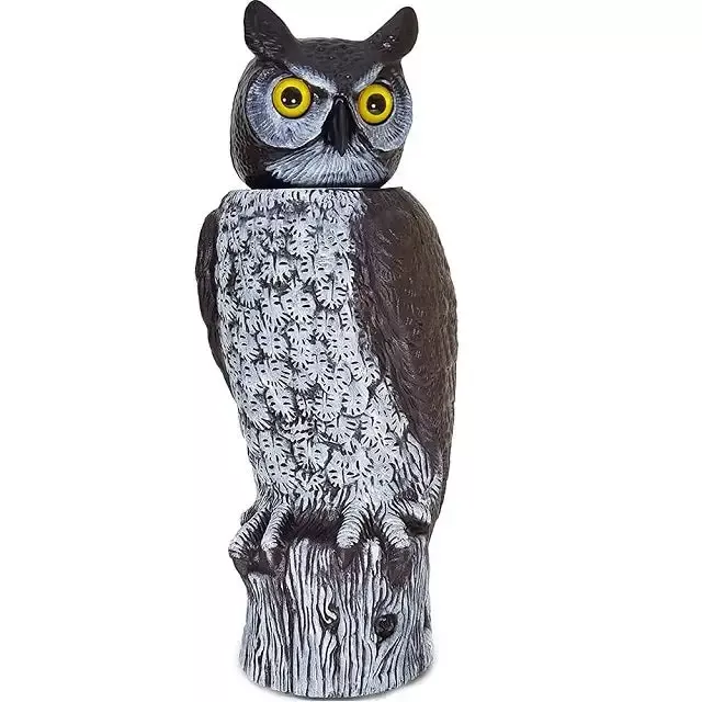 Natural Enemy Scarecrow™ Rotating-Head Owl