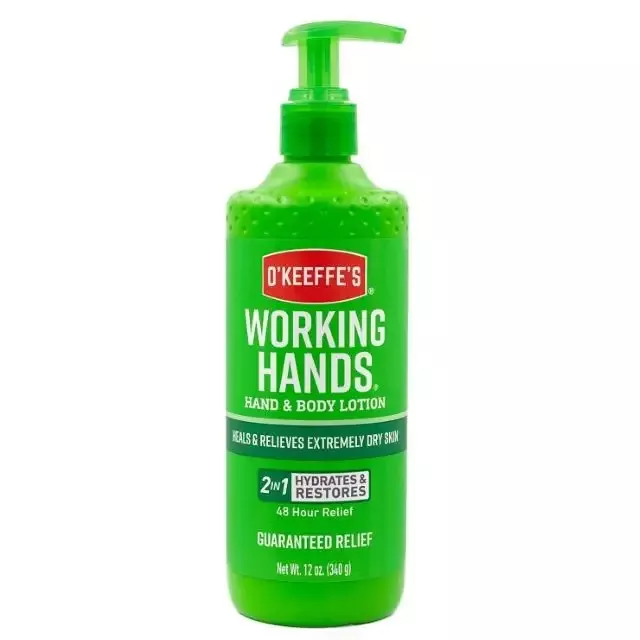 O’Keeffe’s Hand & Body Lotion Lightweight Formula, 12oz Pump