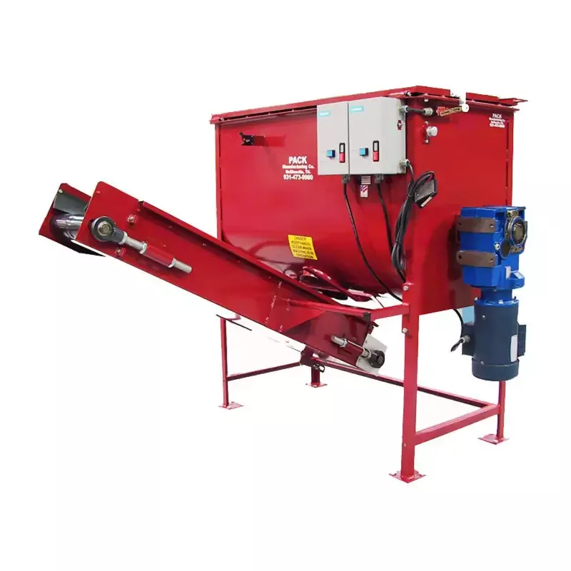 Pack Manufacturing Soil Batch Mixer Combo Equipment