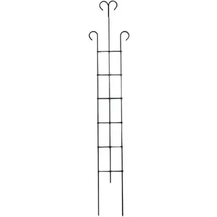Panacea 60″ Green Metal Narrow Scroll Trellis 89216