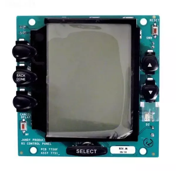 PCB SubAssembly w/Black Buttons and LCD