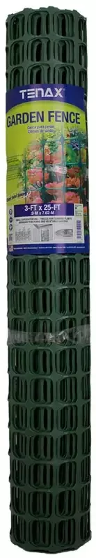 Plastic Garden Fence, 2 Inch Mesh – Tenax