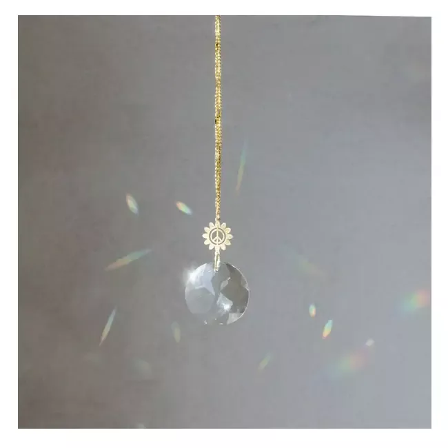 Pocket Suncatcher – Peace Flower
