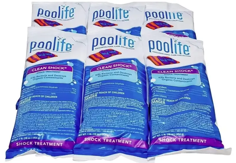 Poolife Clean Shock 1 lb – 6 Pack
