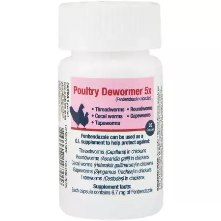 Poultry Dewormer – 20 Capsules