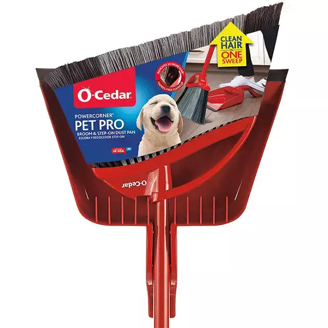 PowerCorner™ Pet Pro Broom & Step-On Dust Pan