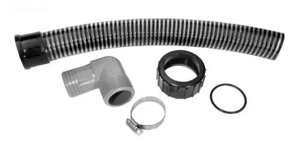 Quick connect hose assy, 18″ filter