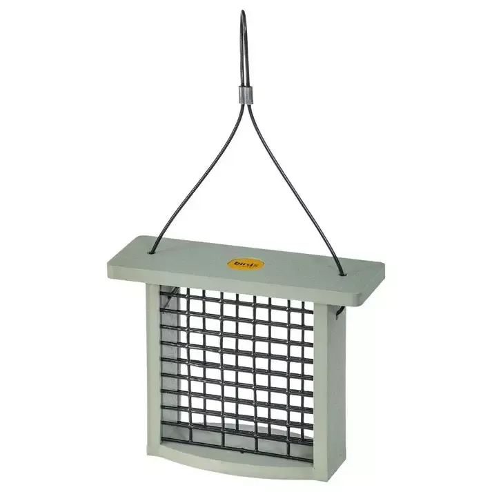 Recycled Plastic Suet Feeder, Sage Green – Bird’s Choice
