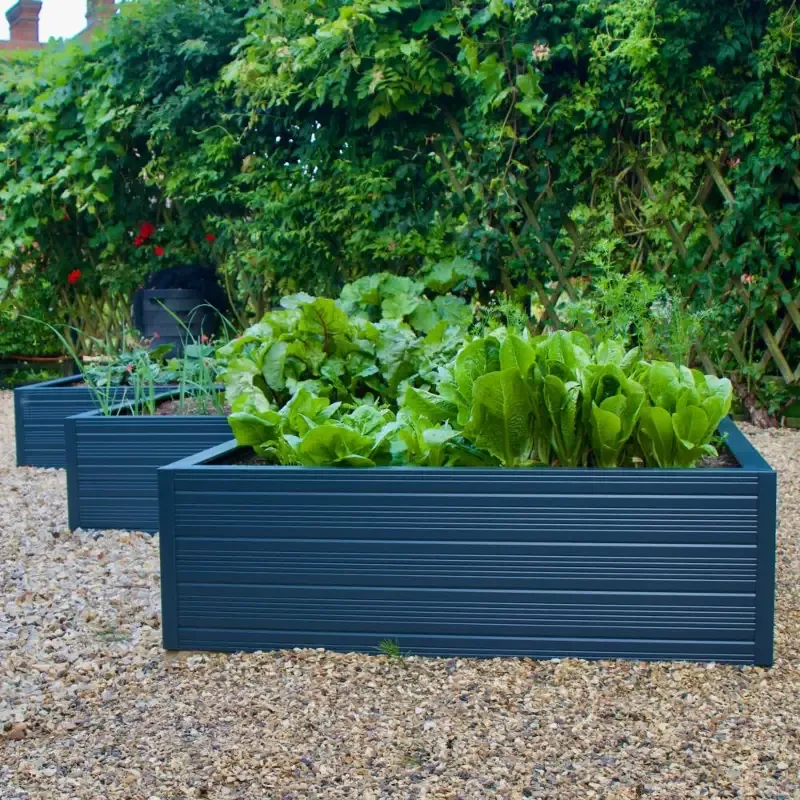 Rhino Aluminum Raised Bed 4ft x 4ft – Double Tier