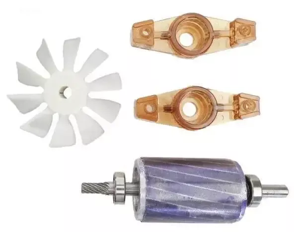 Rotor Assy w/Bearings, Brackets, Rings & Fan