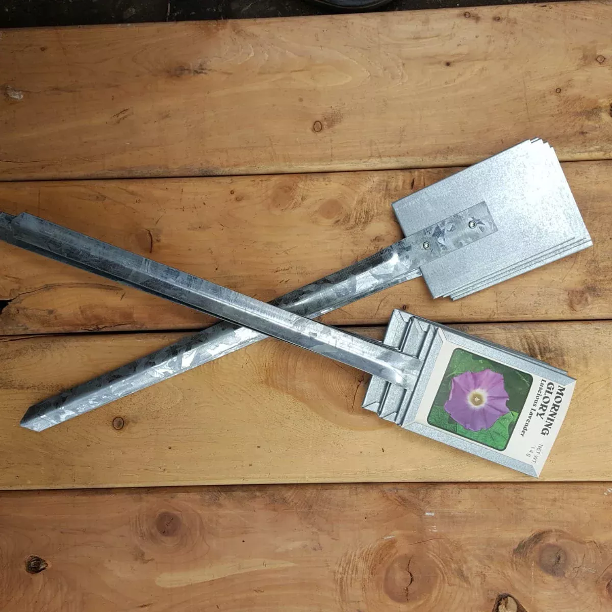 Seed Packet Holder Galvanized - 10/Pack