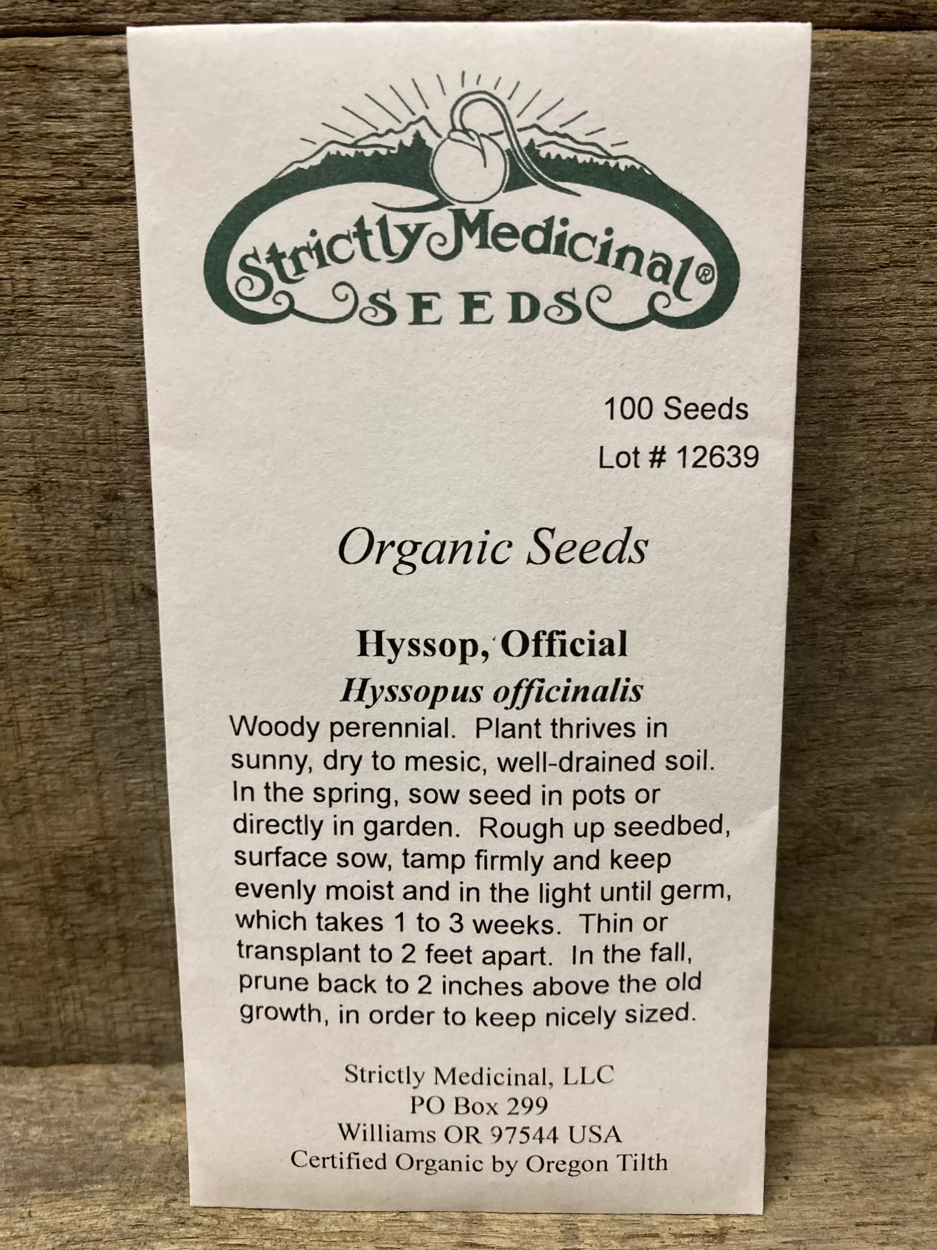 Seeds Hyssop