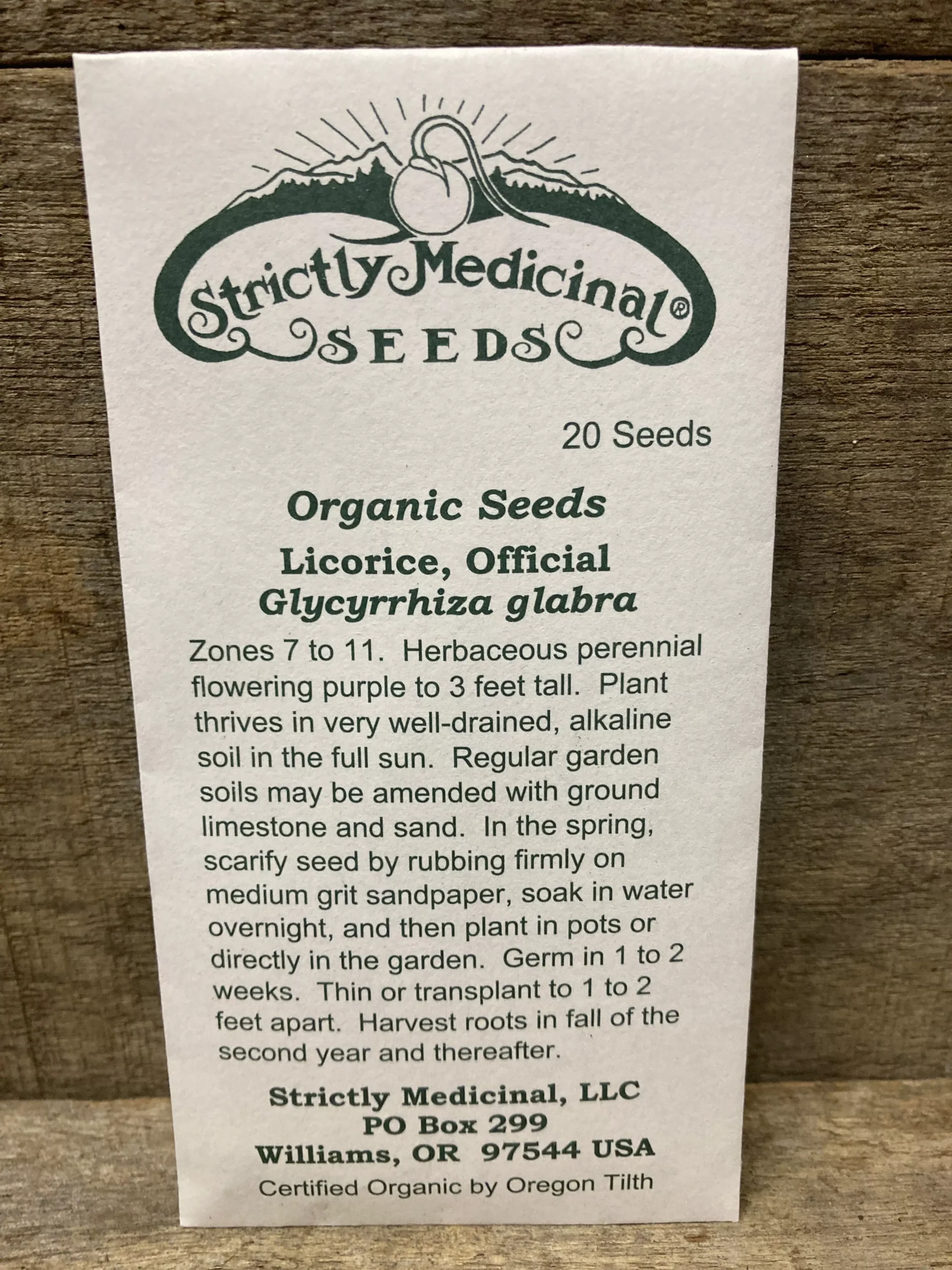 Seeds Licorice, Official