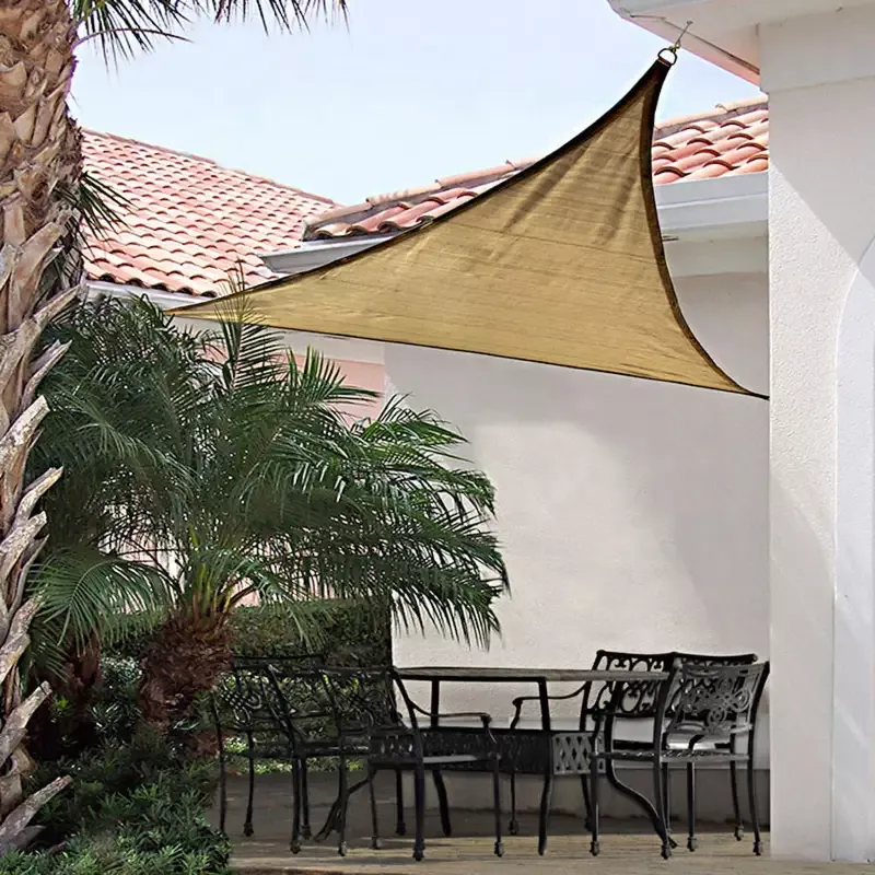 ShelterLogic Sun Shade Triangle Sail Sandstone