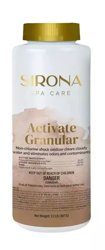 Sirona Spa Care Activate Granular – 2.2 lb