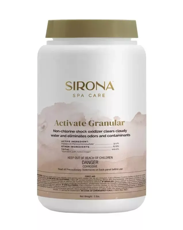 Sirona Spa Care Activate Granular – 5 lb